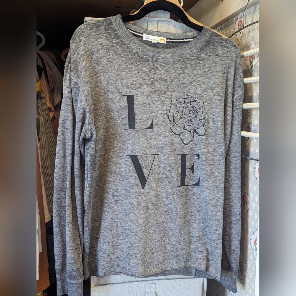 C&C love crew neck